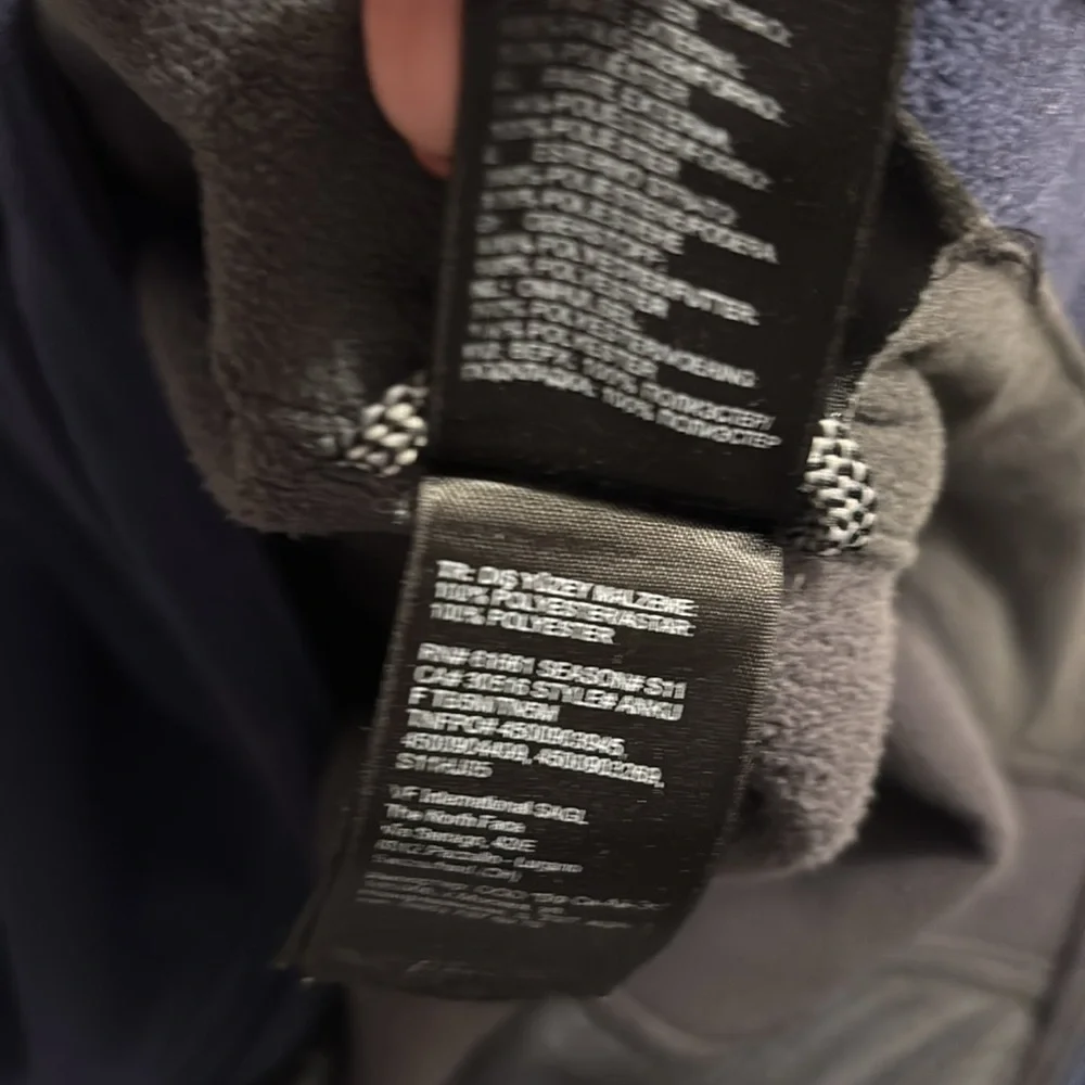 The North Face Fleece Windwall Jacket Coat Navy Blue Men’s Size Large